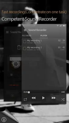 Smart Sound Recorder android App screenshot 2